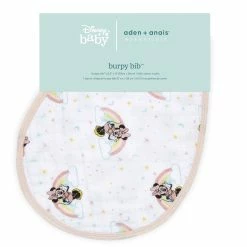 Aden Anais Minnie Rainbows Disney Baby Burpy Bib
