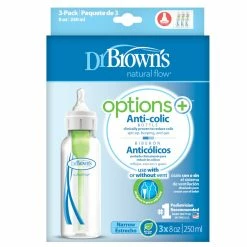 Dr Browns 250 ML Feeding Bottle Level 1 Teat 3 Pack