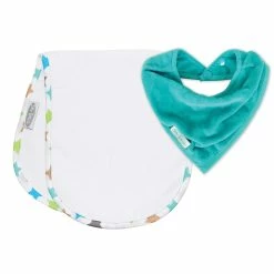 Silly Billyz Shoulder Bib/Bandana Set Aqua Stella