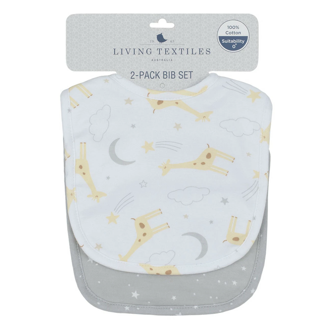 2 Pack Bibs Noah/Stars