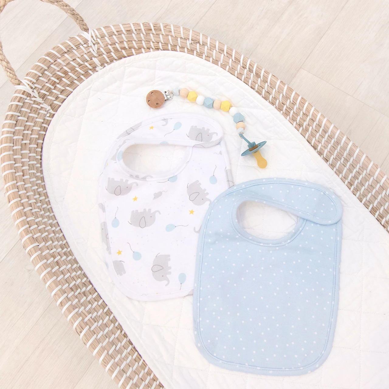 2 Pack Bibs Mason/Confetti - Image 3