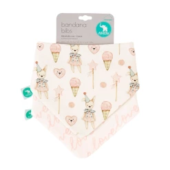 All4Ella Bandana Bibs 2 Pack Ice Creams & Teddy