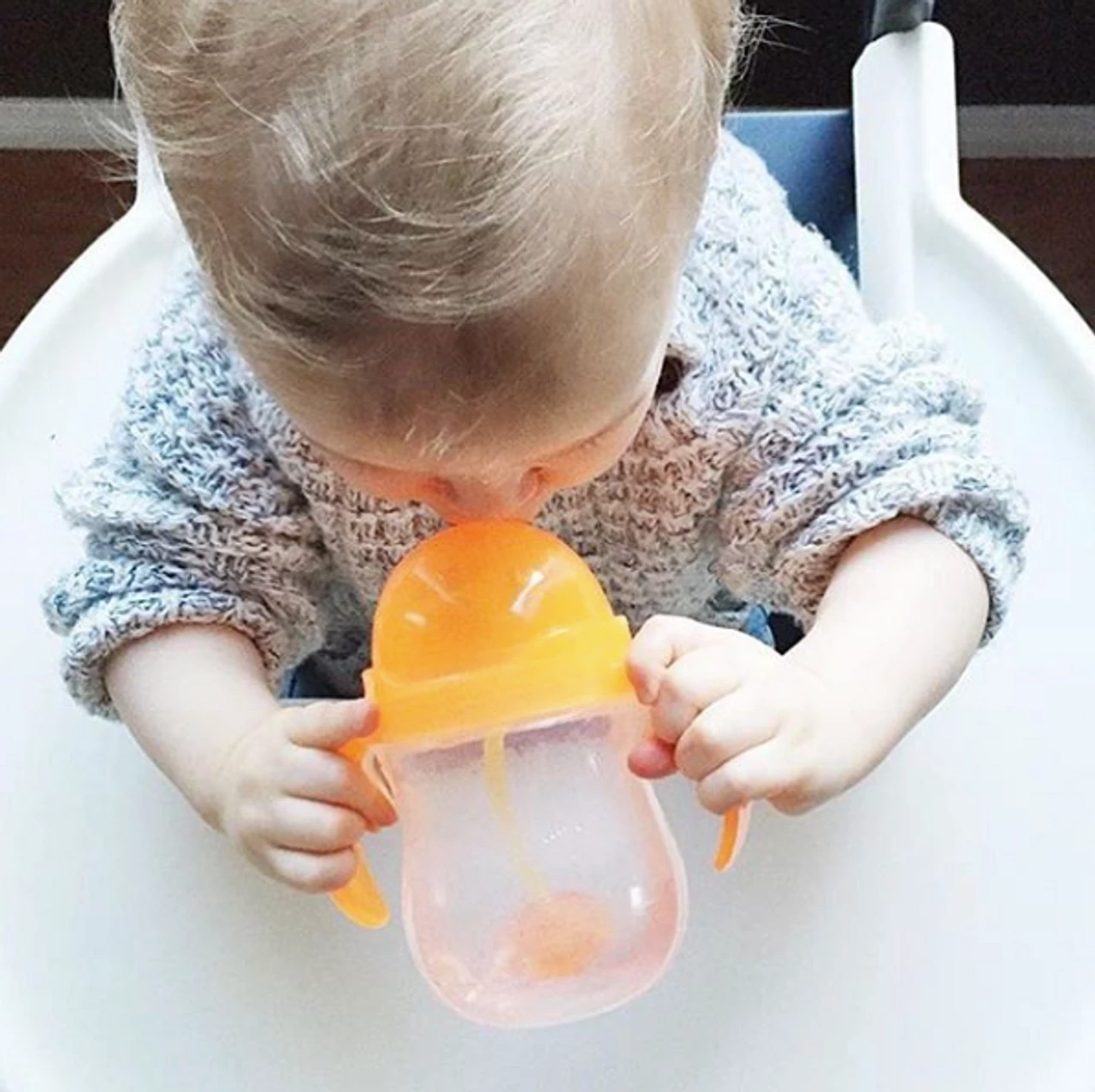 Click Lock Weighted Flexi-Straw Cup 207ml - Image 2