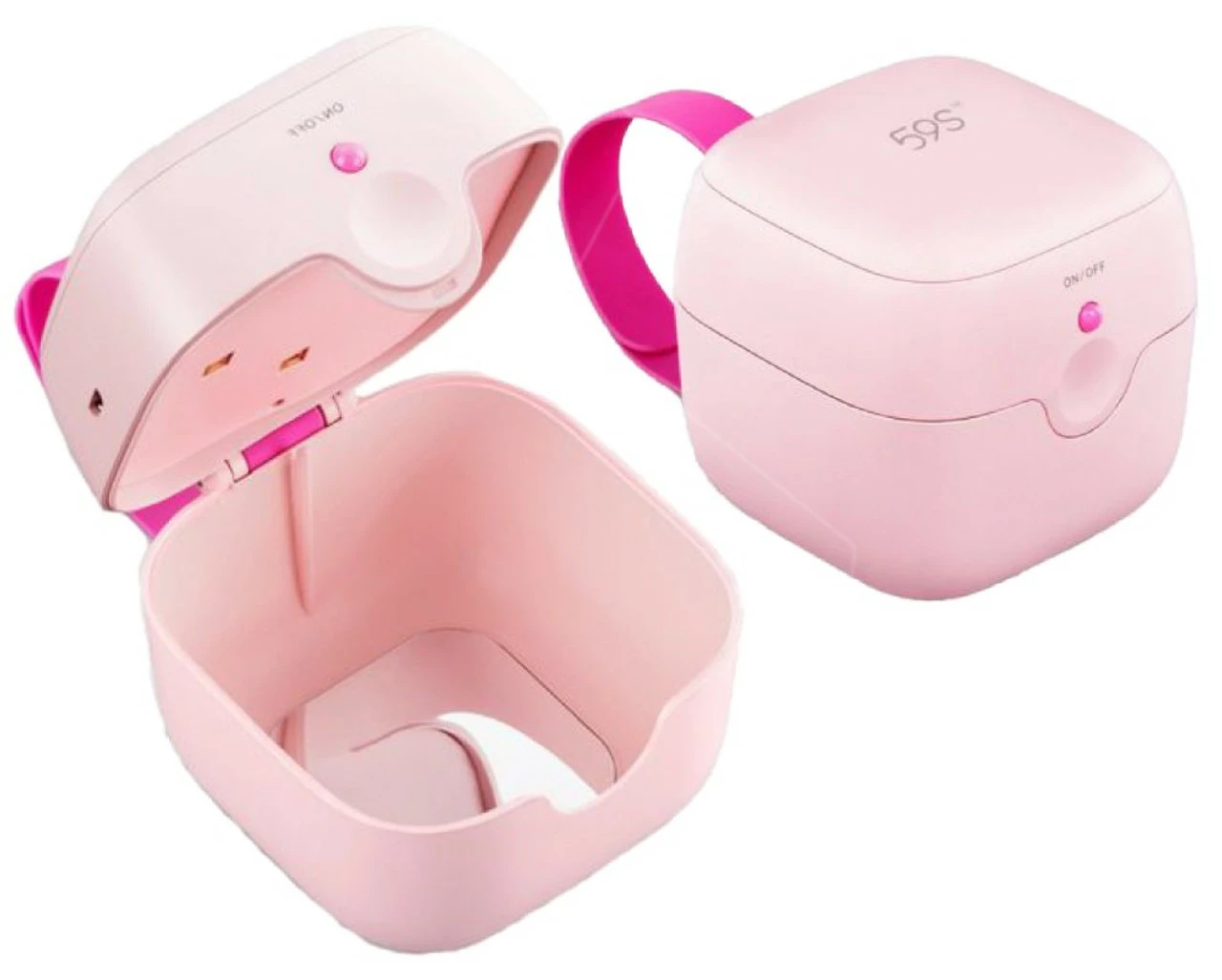 59S UV LED Sterilizing PaciPod Pink - Image 2