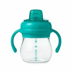 OXO Tot Grow Soft Spout Cup With Removable Handles Teal