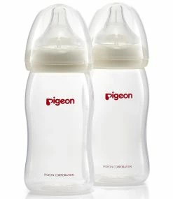 Pigeon Softouch Bottle PP Twin Pack 3 Months Plus 240ml