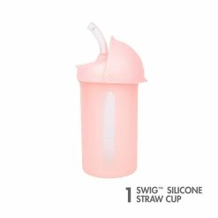 Boon Swig Straw 10oz Blush