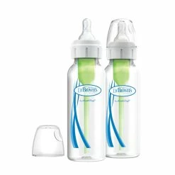 Dr Browns 250 ML Feeding Bottle Level 1 Teat 2 Pack