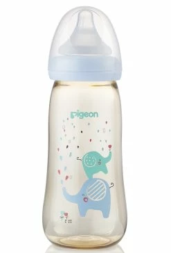 Pigeon Softouch Bottle PPSU Blue Elephant 330ml
