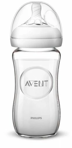 Avent Natural Bottle Feeding Glass Single 240Ml